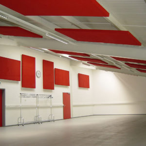 ABSOPANEL sound absorbing panels are suitable for mounting on the wall or ceiling, and provide excellent acoustic correction in all noisy spaces.